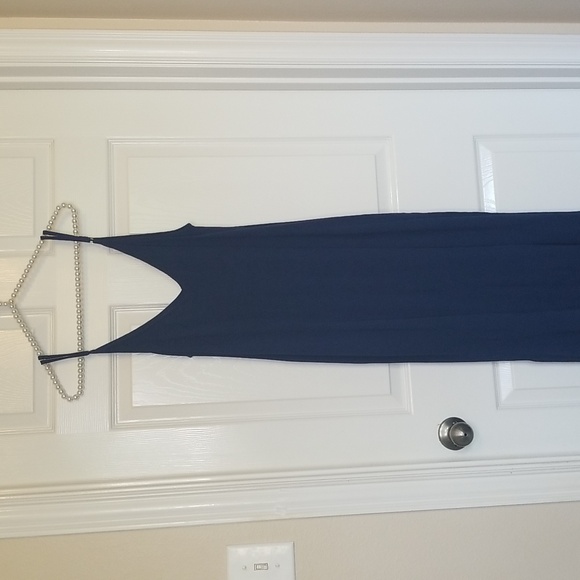 Lovestitch Navy Blue Weekend Mila Sleeveless Maxi Dress Size Small Medium - Picture 4 of 12